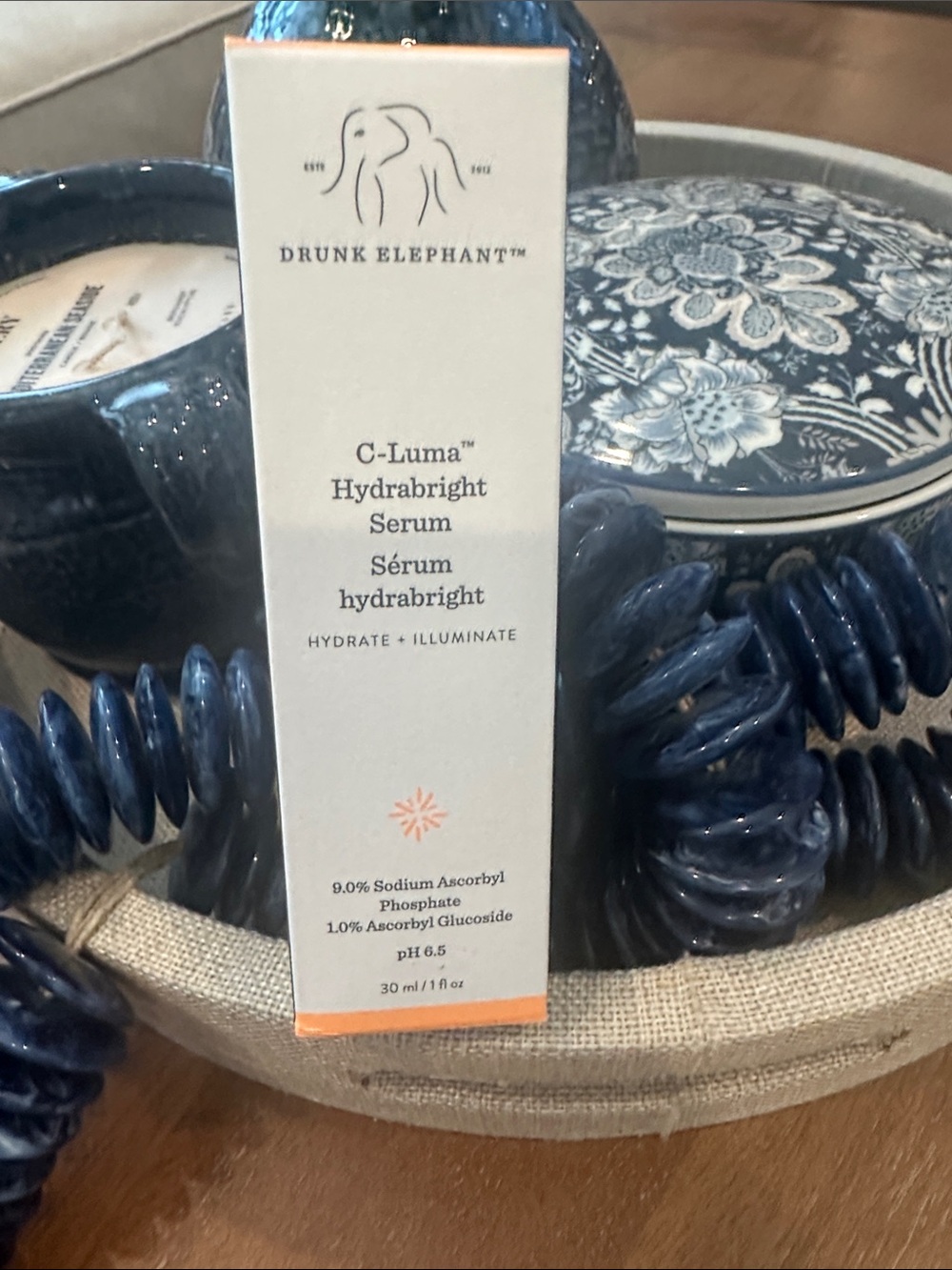 New Drunk Elephant C-Luma Hydrabrigh t Serum – White/Orange Packaging